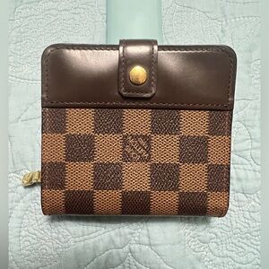 Louis Vuitton Damier Ebene Compact Wallet